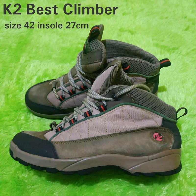 sepatu gunung K2 climber sepatu outdoor mantab murah