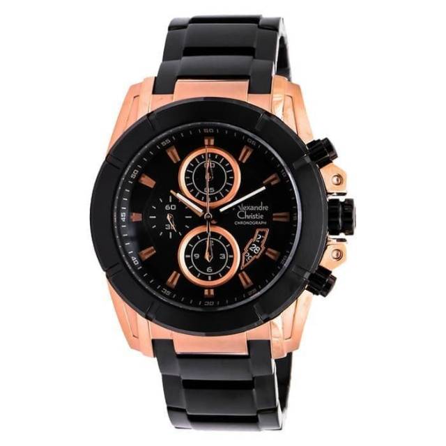 ALEXANDRE CHRISTIE PRIA AC 6226 MC ORIGINAL ( BLACK ROSEGOLD )