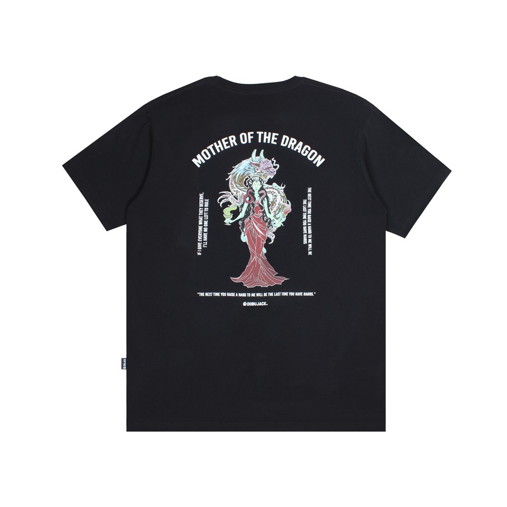 

Dobujack Tshirt Dragon Mother Black Tees