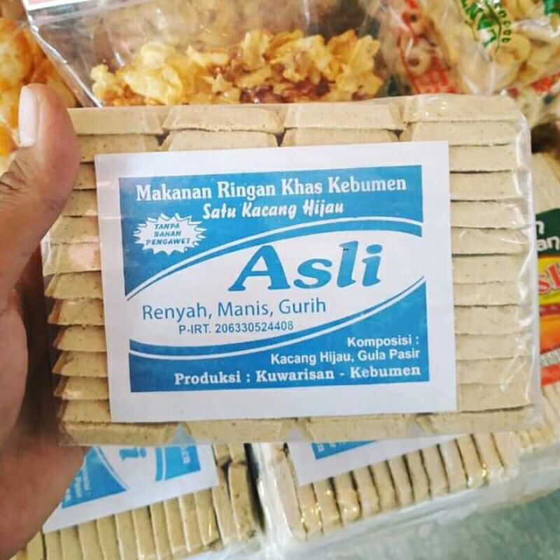 

Satu kacang hijau ORI Kebumen