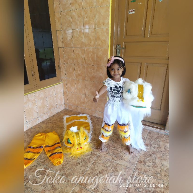 SETELAN BARONGSAI MATA NYALA SATU SET BARONGSAI ANAK