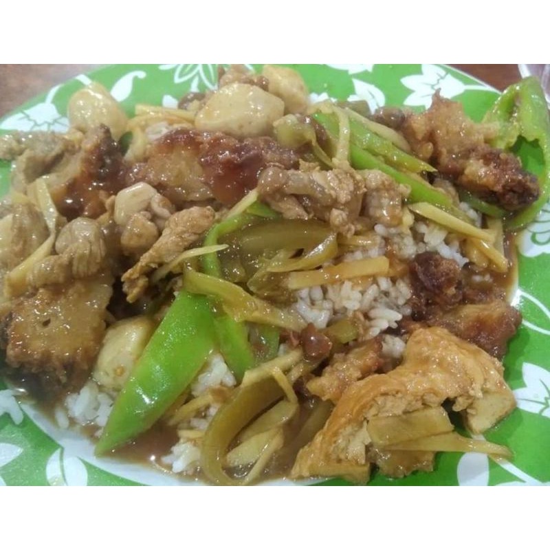 

Nasi cah jahe/kiong si fon