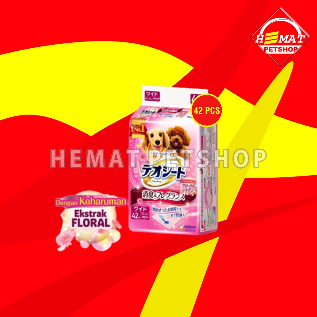 Deo-sheet Alas Pipis Poop anjing Perlak Hewan 84 pcs