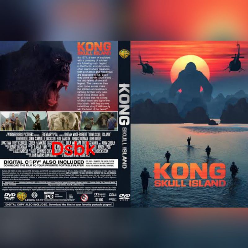 Kaset Film Action KONG SKULL ISLAND