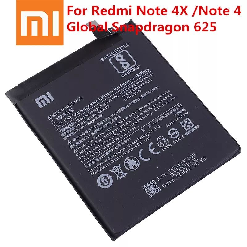baterai xiaomi note 4x
