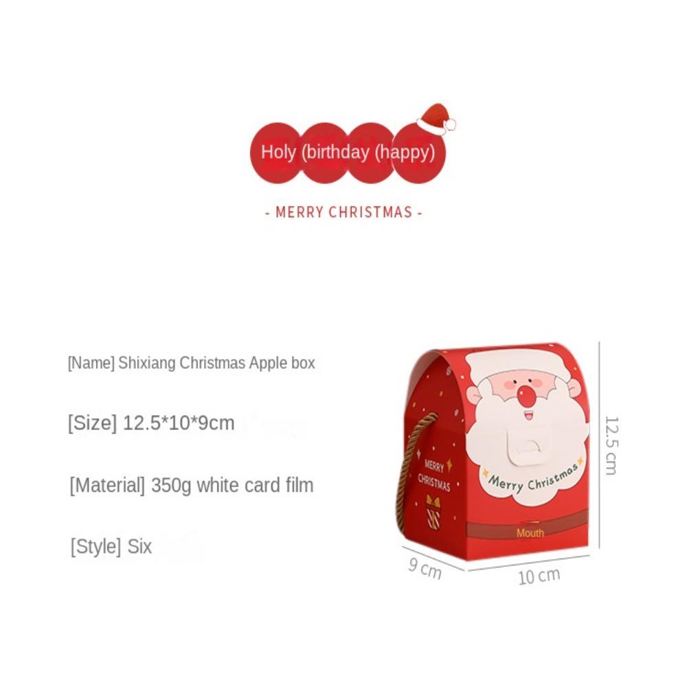 Solighter 6pcs Merry Christmas Kartun Xmas Tahun Baru Pesta Dekorasi Rumah Candy Box