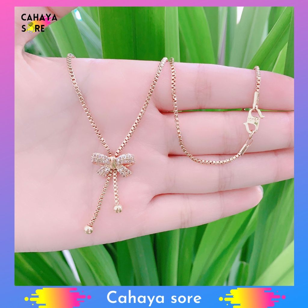 Kalung Xuping Gold Kalung Dewasa Model Pita Anti Karat KD25