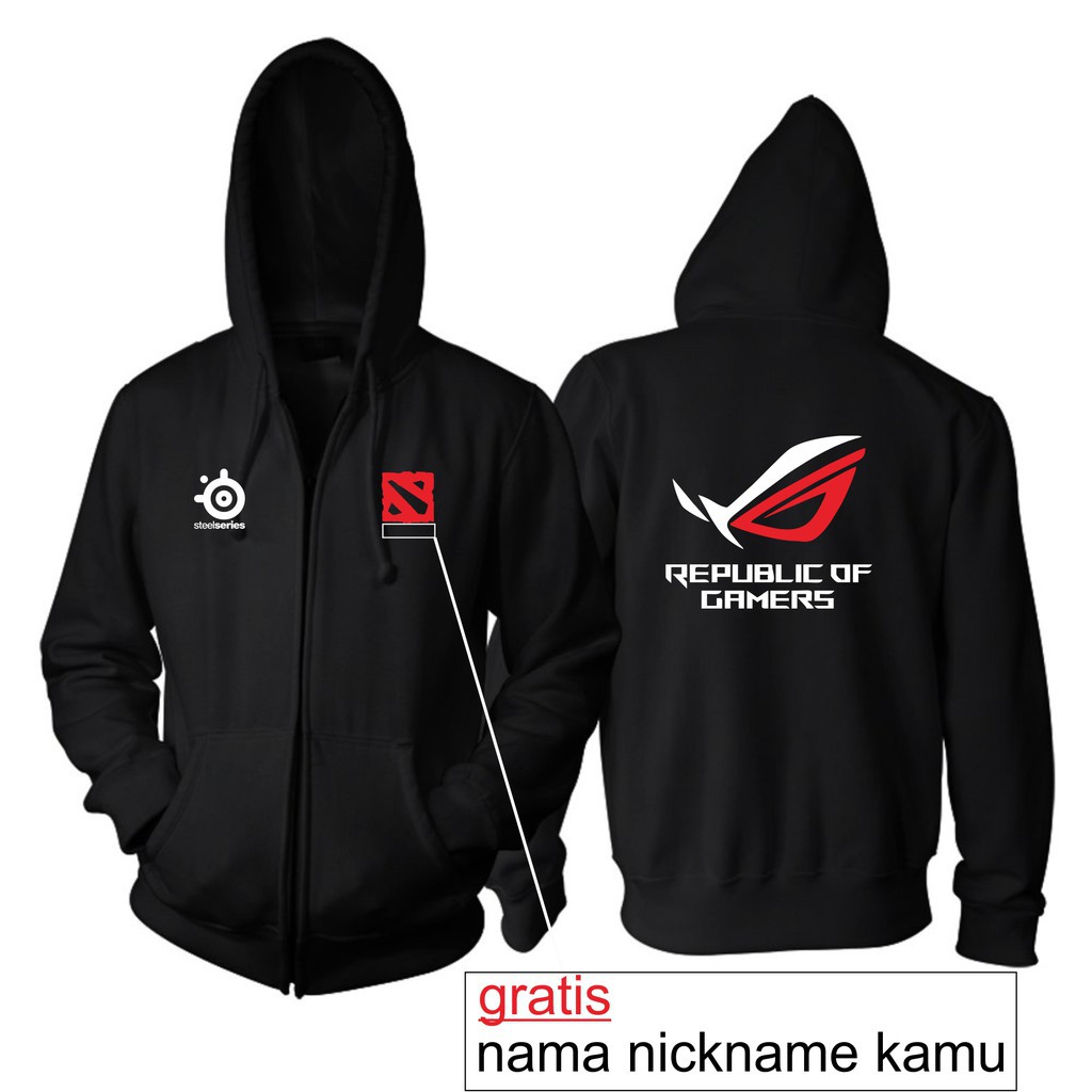 Jaket ROG Asus Free Nickname