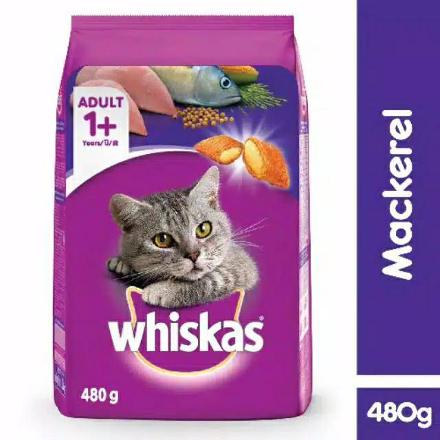 Makanan Freshpack Whiskas Adult Mackarel 480gr