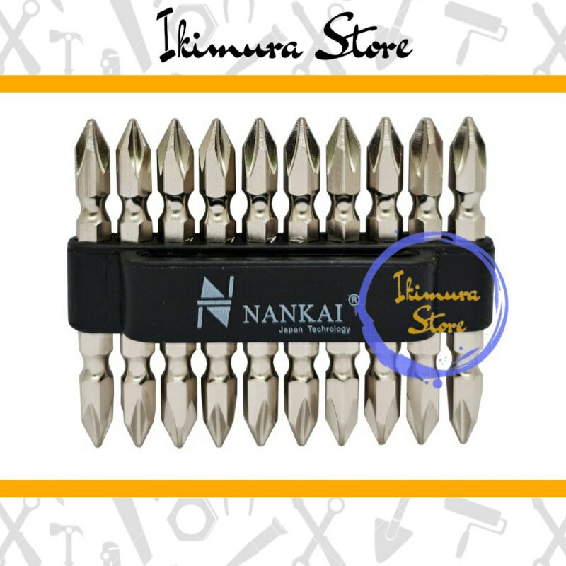 Mata Obeng Bor Sekrup Gipsum PH1 65mm NANKAI Screwdriver Bits