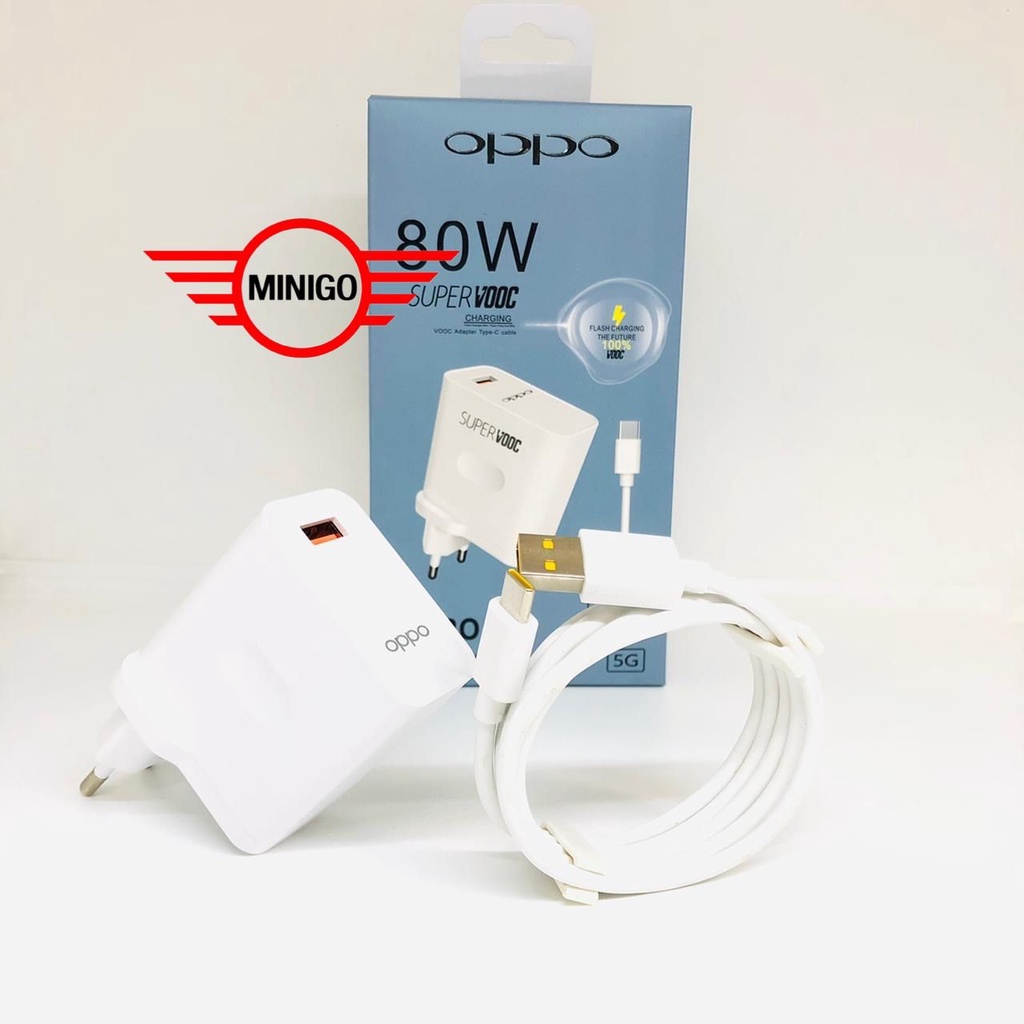 CHARGER CASAN TC CARGER OPPO Find X5 / 5Pro 80W SUPER VOOC FAST CHARGING OPPO MICRO DAN TYPE-C