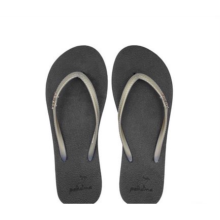Sandal Panama Slim Slim3 Black Silver Original