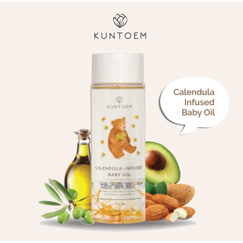 Kuntoem Calendula-Infused Baby Oil