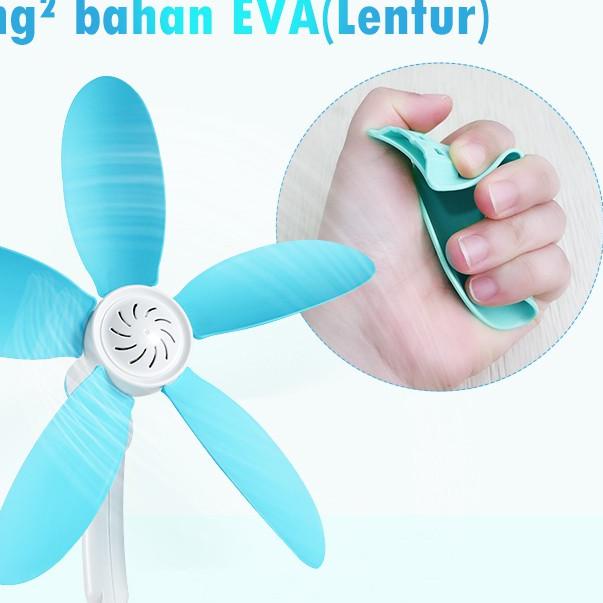 ➭ AOKI Kipas angin jepit eva lentur adem tempel dinding 360mm af 3601 ♫