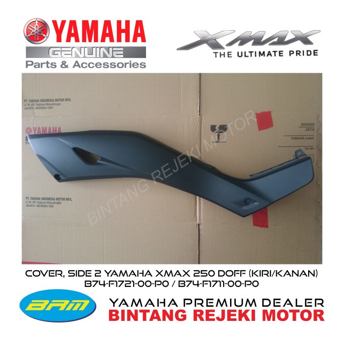 YAMAHA COVER, SIDE 2 XMAX 250 DOFF (KIRI/KANAN) B74-(F1721/F1711)-00-P0