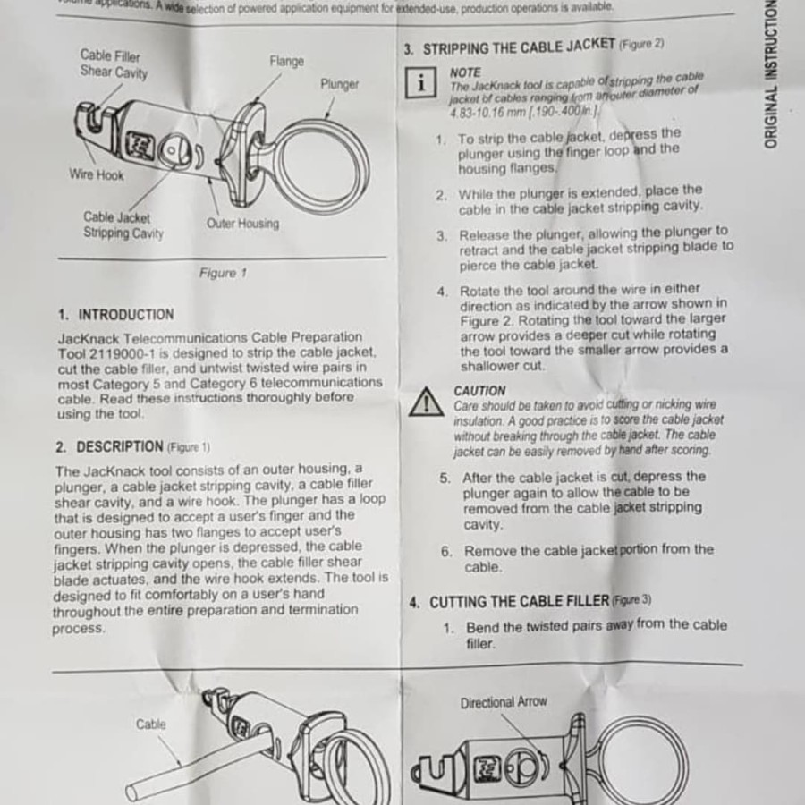 AMP JackNack 4-in-1 Cable Preparation Tool