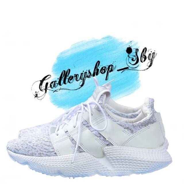 Sepatu Adidas Sport Grade Original Prophere Full White Putih Sneakers Pria Wanita Olahraga Running