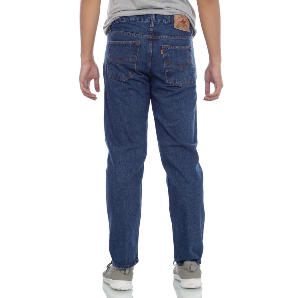 celana jeans panjang pria standar reguler