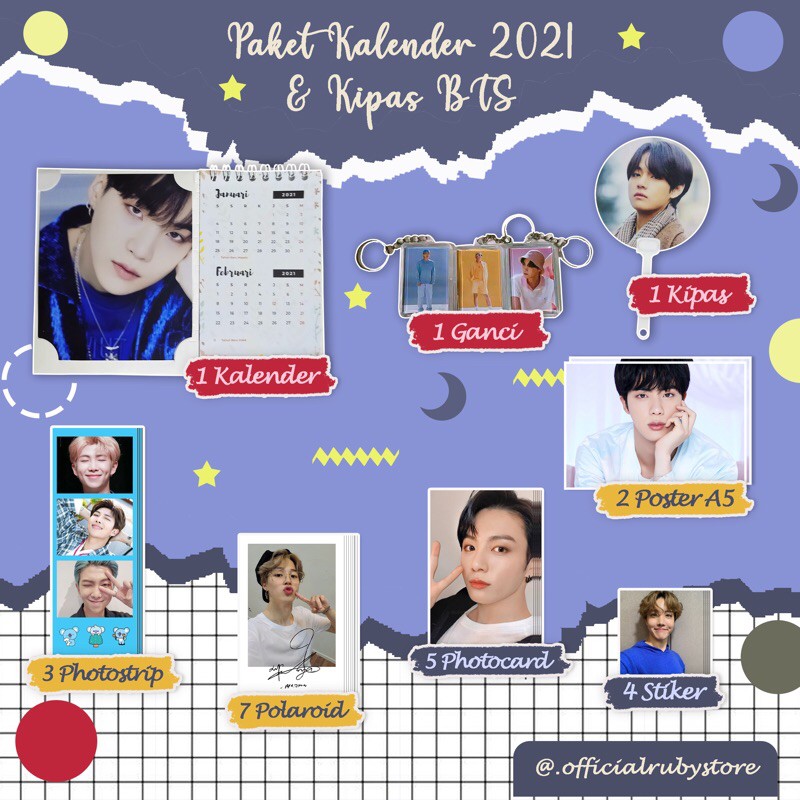 

FANKIT KALENDER 2022 + KIPAS BTS TERBARU