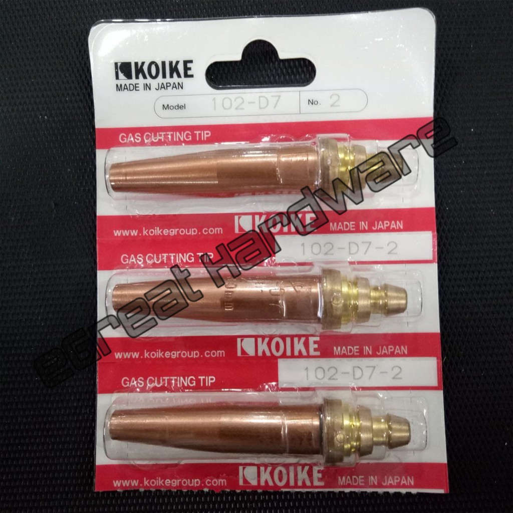 

Cutting Tip ACETYLENE 102D7 KOIKE Hi-Speed