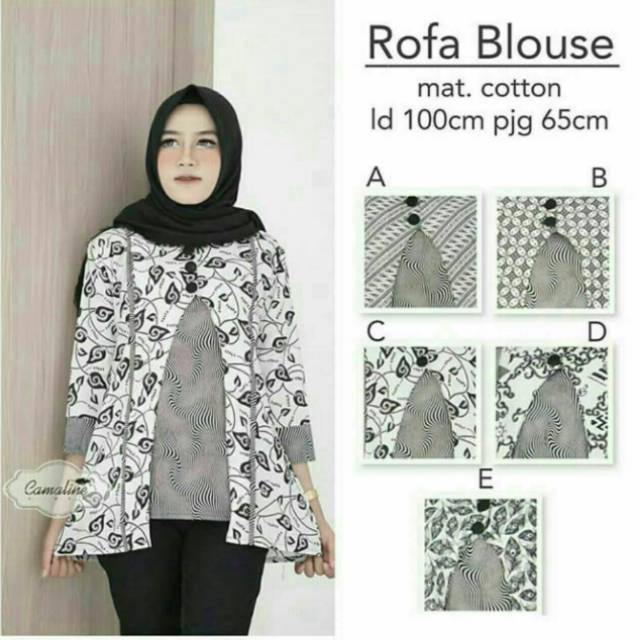 Rofa Blouse Batik