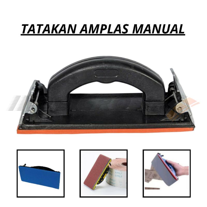 Pad Holder Tatakan Amplas Manual Kertas Meteran Pegangan Untuk Amplas Panjang Sander Manual Murah