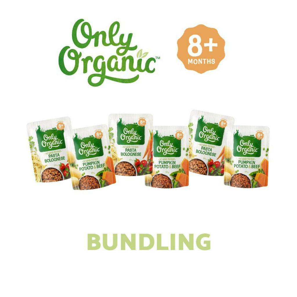 Bundling Only Organic Baby Food 8m+ (6 Pcs)