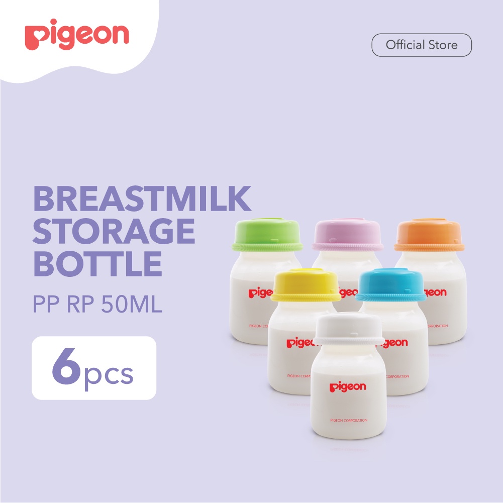 Pigeon Botol Asi 50ml 6pcs