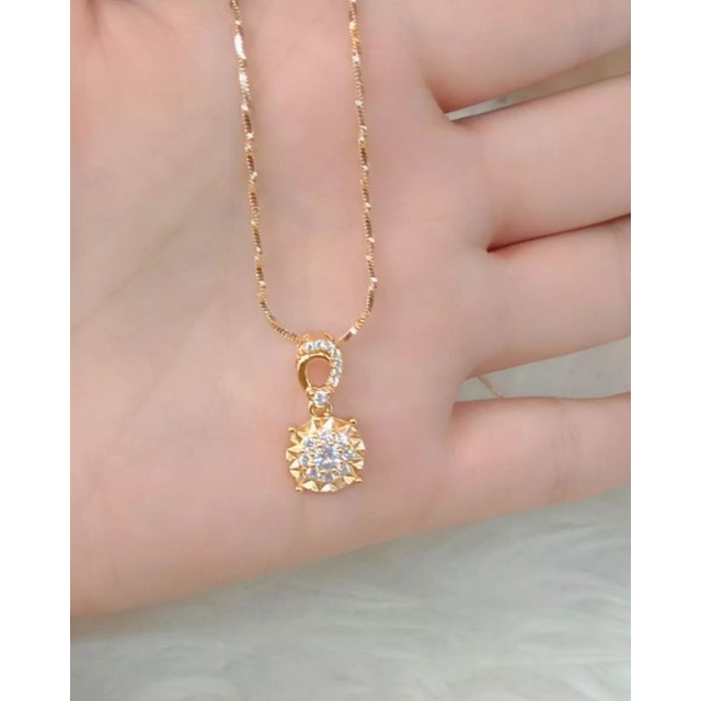 Kalung Titanium Wanita Anti Karat, Anti Alergi, Tahan Lama, Di Jamin REALPICT 100% Dan High Quality, Kalung Wanita Gold