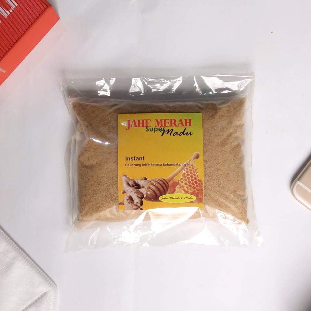 

[Jahe Merah Super Madu] Jahe Merah Instant Bubuk Kemasan Ekonomis ukuran 250gr