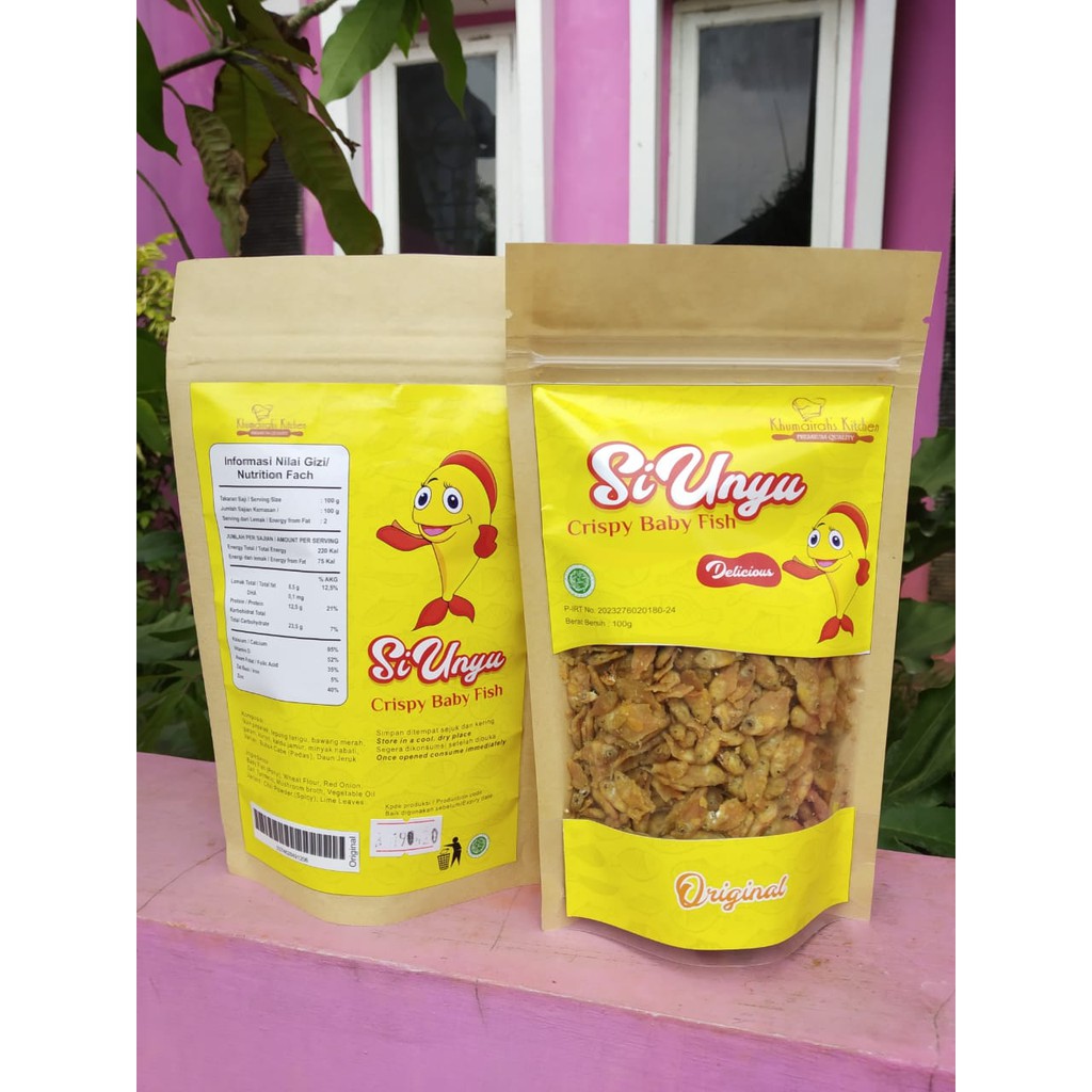 

SiUnyu Baby Fish / Cemilan Ikan Crispy - Original 100gr