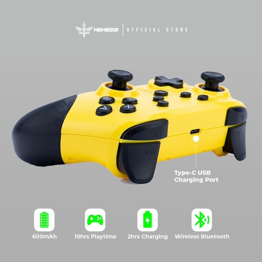 C_    NYK GP200 / GP-200 Rogue Bluetooth Gamepad / Joystick / Stick