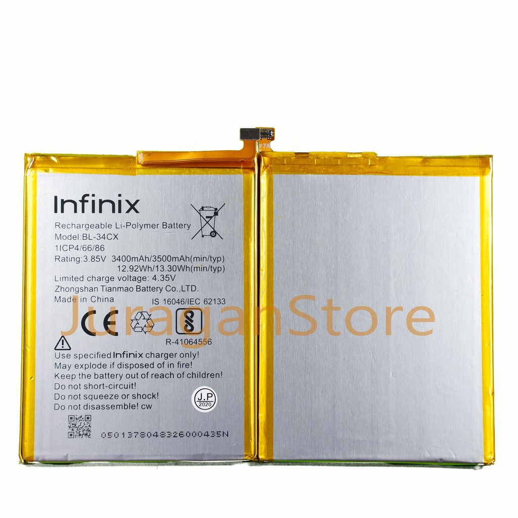 BATERAI BATTERY BATRE INFINIX SMART 3 PLUS X627 ORIGINAL