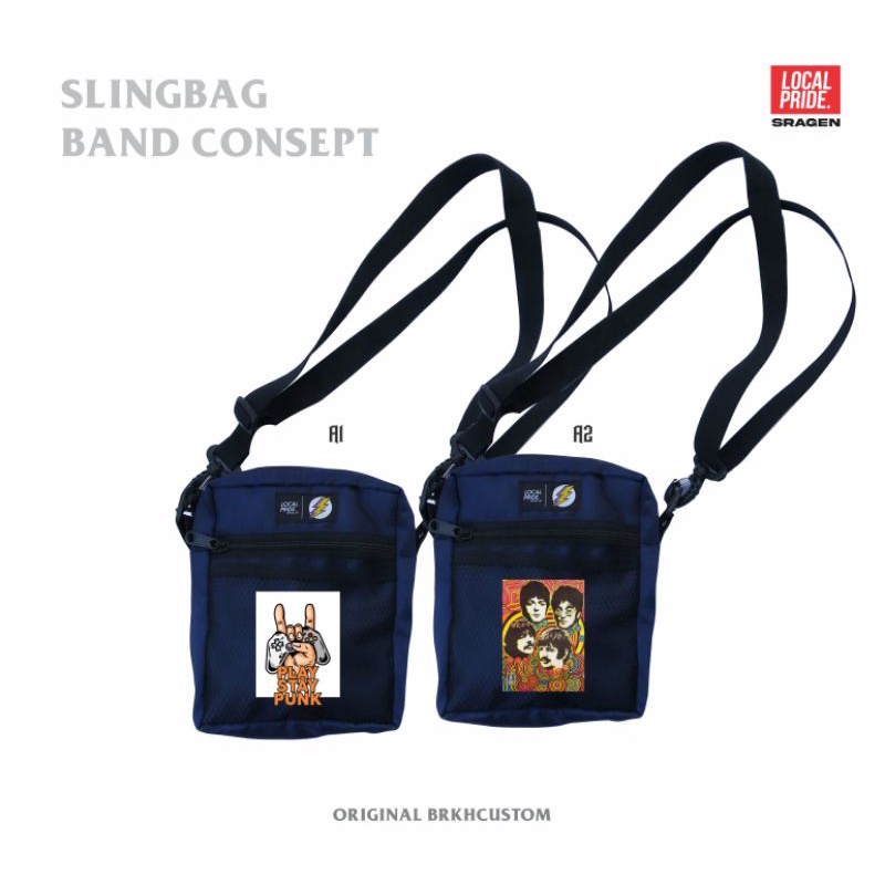 SLINGBAG BAND | TAS SELEMPANG BAND | TAS BAHU | TAS DISTRO | TAS BANDUNG