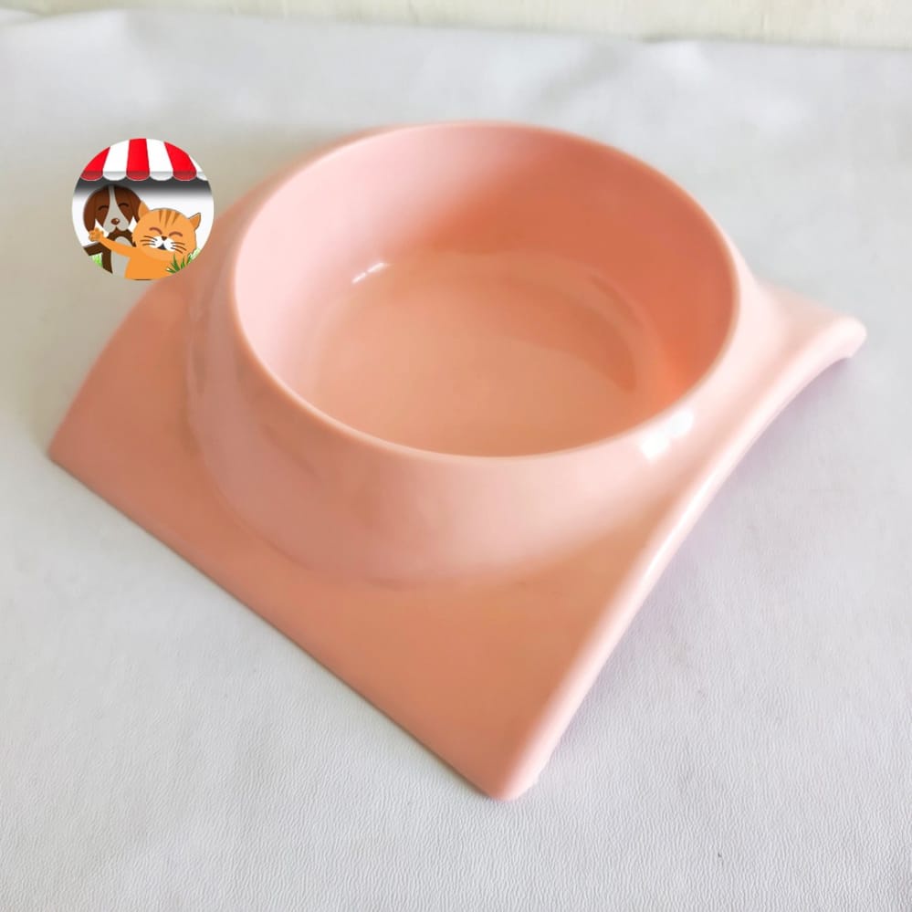 Tempat Makan Minum Single Curve Pet Bowl Kucing Anjing Kelinci Hewan