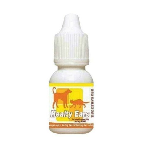 Healty ears obat tetes telinga anjing kucing cat &amp; dog 15 ml