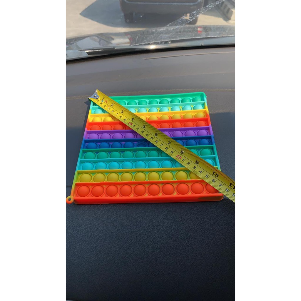 { BESAR } Pop It Rainbow Unicorn Fidget Toy Langka Murah Berkualitas Unik Mainan Edukasi