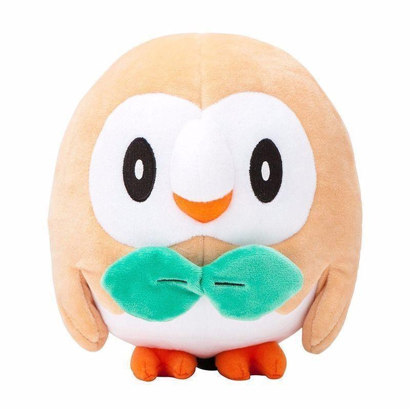 sleeping rowlet plush