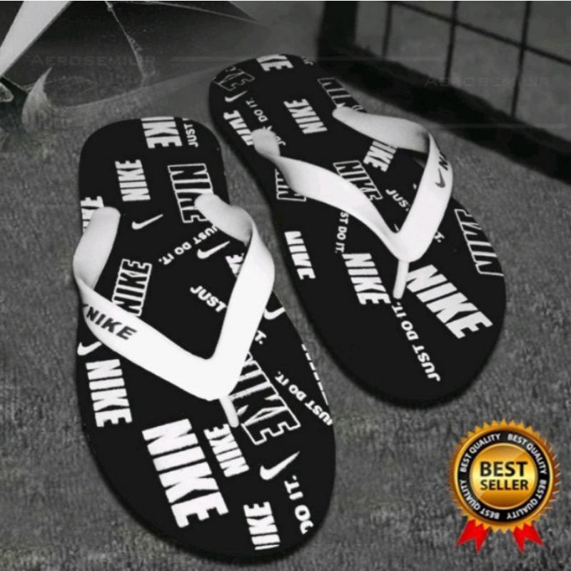 SANDAL JEPIT PRIA MOTIF NIKE (Produk terlaris)