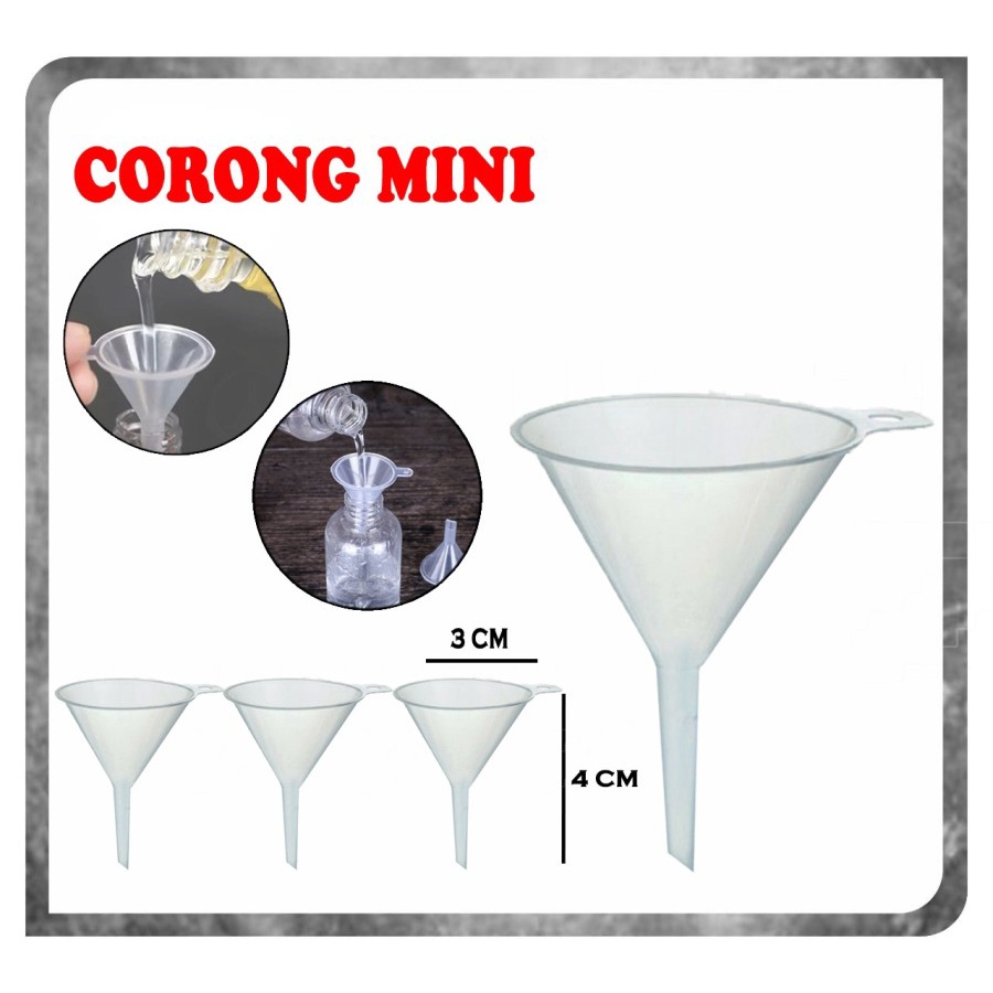 Jual Corong Mini Plastik Mini Funnel Corong Mini Kecil Plastic Serbaguna Corong Minyak