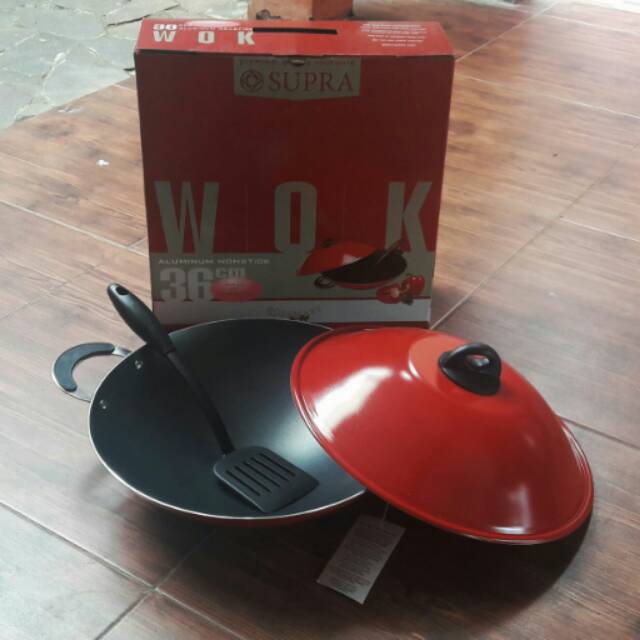 Wok atau Wajan Teflon Supra