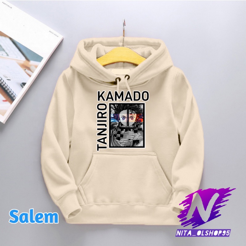 jaket hoodie anak tanjiro kamado