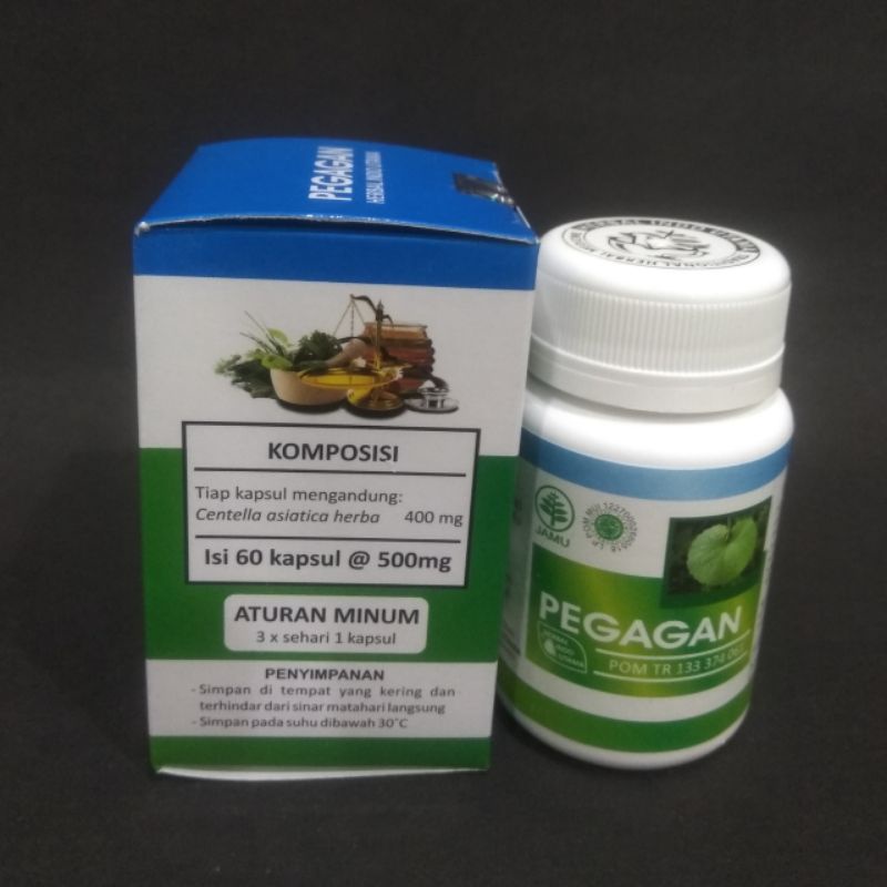 HIU Kapsul Pegagan Original isi 60 kapsul - Kapsul Herbal Pegagan