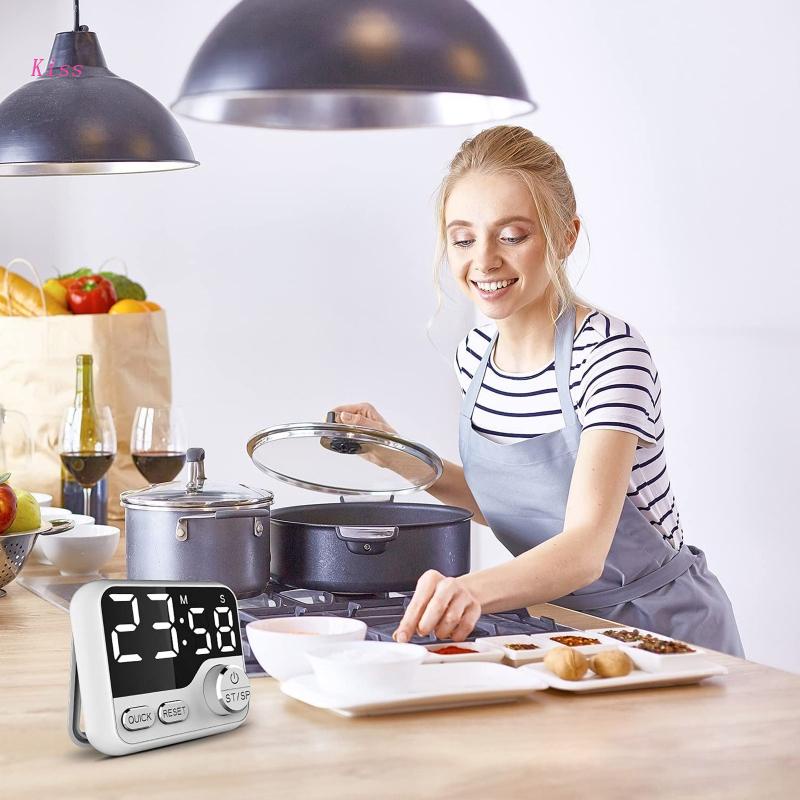 Timer Digital LED Magnetik Hitung Mundur Untuk Memasak