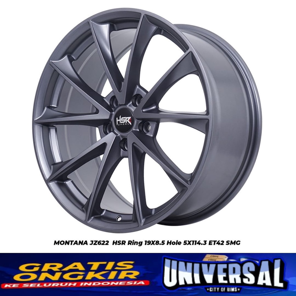 Velg Mobil Ring 19 Hsr Wheel Montana R19 Pelek Xtrail Silvia Murano Santafe