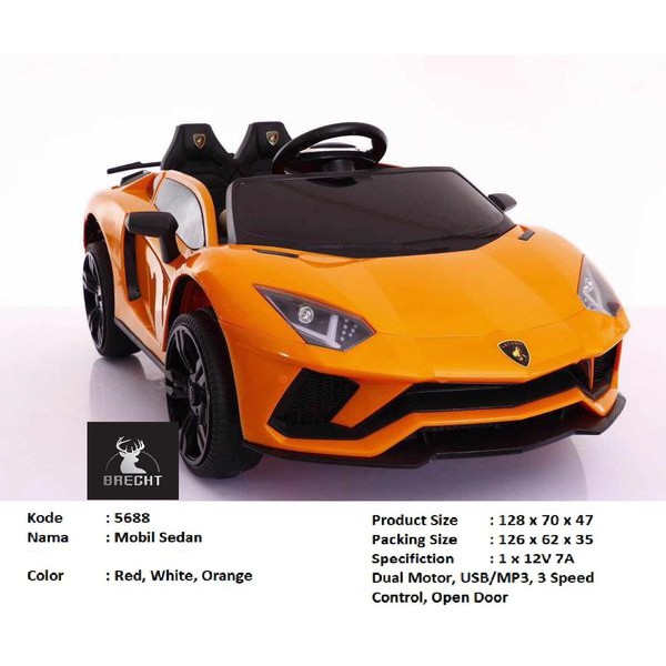 Mainan mobil aki anak 5688 mobil sedan aki murah