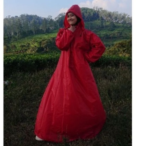 Jas Hujan Model Gamis Jumbo Big Size Raincoat tripper