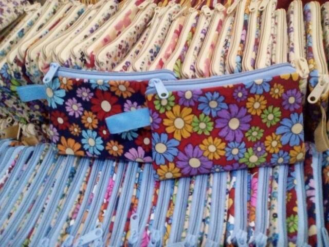 Souvenir pouch canvas dompet kanvas