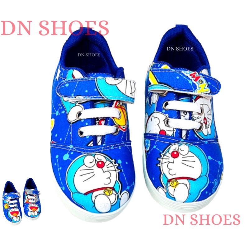 Sneakers Anak Sepatu anak Laki-Laki Perempuan Kucing Dora Navy