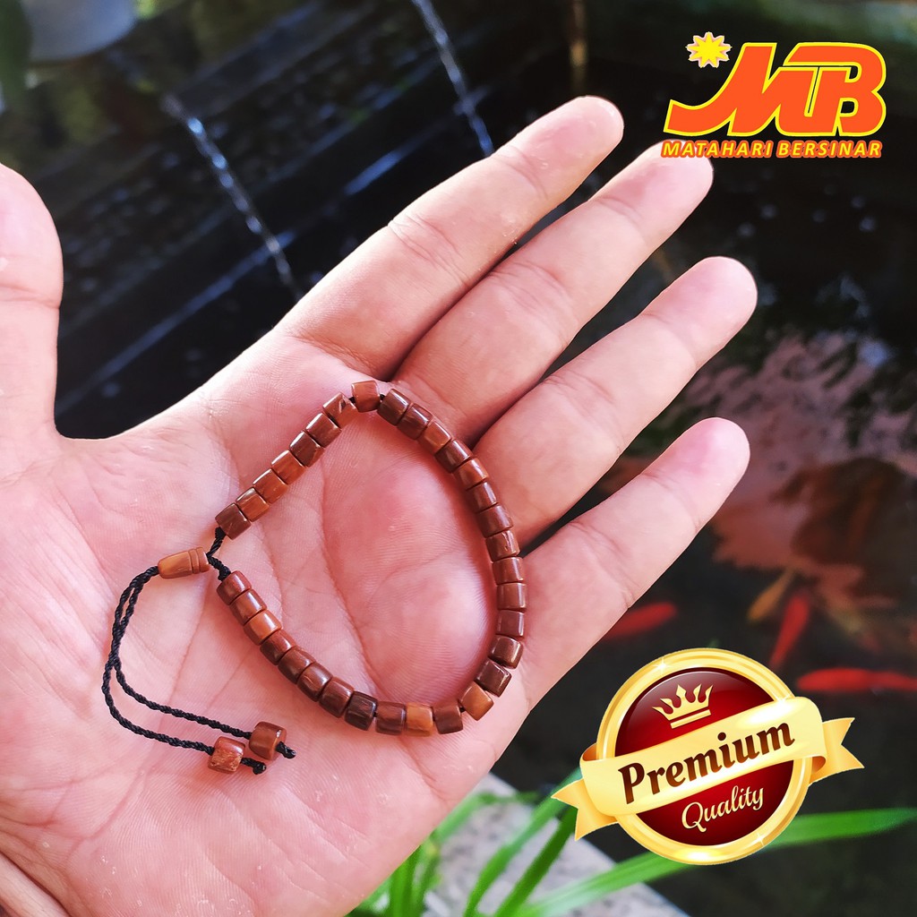  GELANG  KAUKAH TASBIH MARJAN 33 BUTIR GELANG  KOKKA 